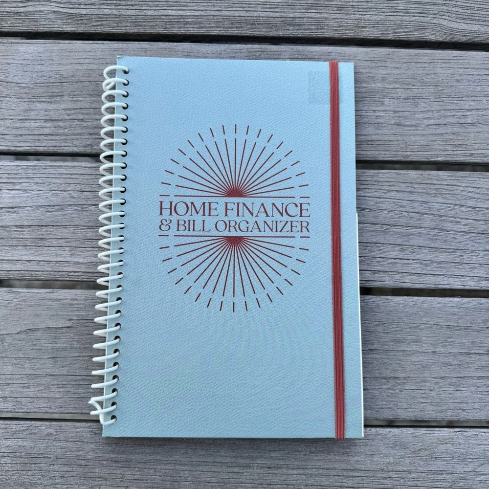 NEW Home Finance and bill organizer book budget planner monthly pockets